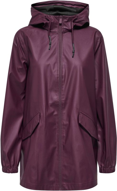 JDY - Regenjas - Waterbestendig - Met Capuchon - Lange Mouwen