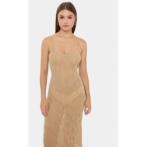 Hiccup Gebreide jurk  beige