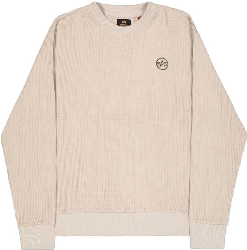 Alpha Industries - Studio Waffle - Sweatshirt - Katoen - Ruime Pasvorm