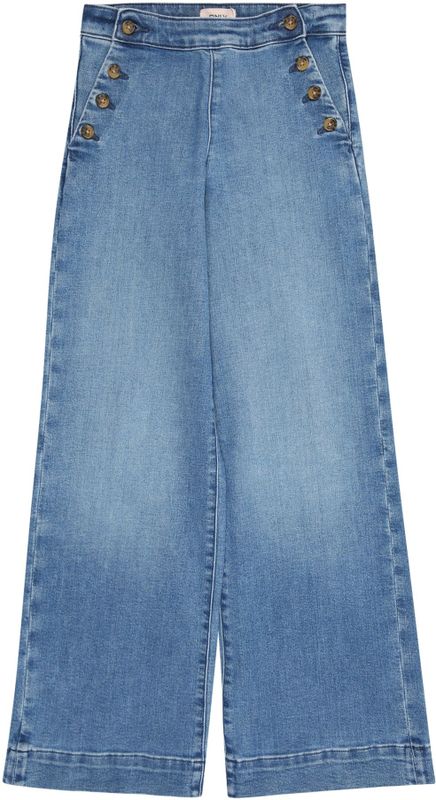ONLY GIRLS - High Waist Wide Leg Fit Jeans - Denim