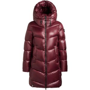 khujo Wintermantel 'Adriana'  donkerrood