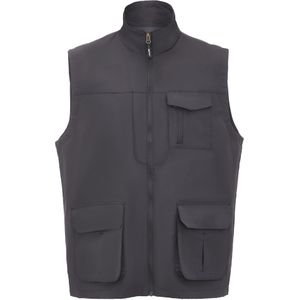 DreiMaster Klassik Bodywarmer 'Tanuna'  donkergrijs
