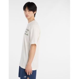 new balance Shirt  groen / wit