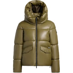 khujo Winterjas 'Aurora'  olijfgroen