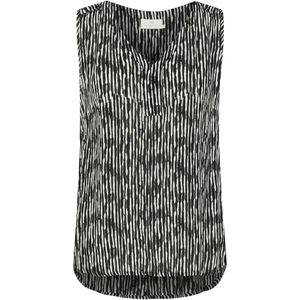 Kaffe - Amber - Blouse - Zwart / Wit