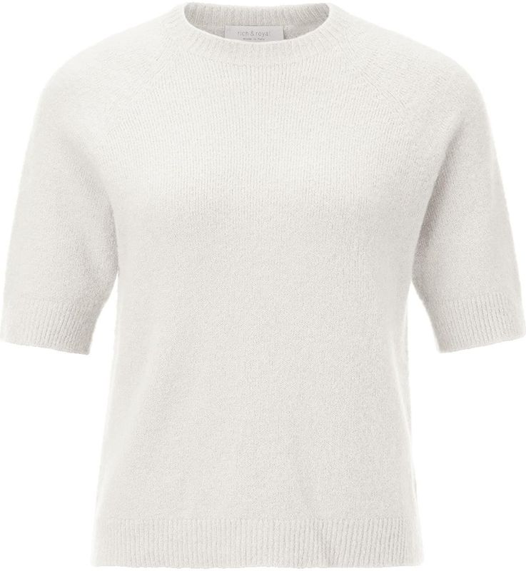 Rich & Royal - Gebreid Shirt - 1/2-mouwen