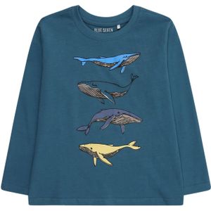 BLUE SEVEN Shirt  marine / nachtblauw / geel / zwart