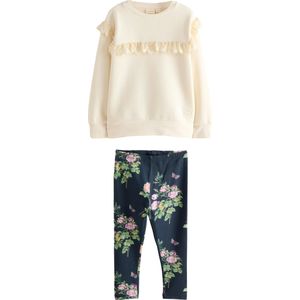 LAURA ASHLEY Set  crème / navy / groen / pruim