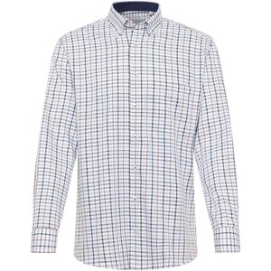 ETERNA Zakelijk overhemd  beige / lichtblauw / wit