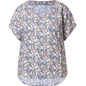 Studio Untold Blouse  blauw / geel / rosa