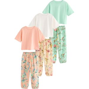 Next Nachtkledij  lichtgroen / oranje / offwhite