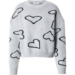 ABOUT YOU Trui 'Roberta'  grijs / zwart