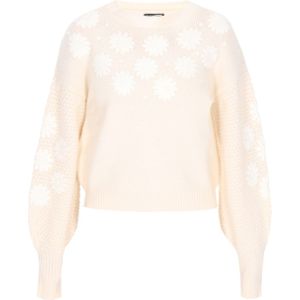 DreiMaster Vintage Oversized trui  offwhite / wolwit