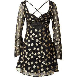 Nasty Gal Jurk  goud / zwart