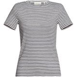 Rich & Royal - Shirt - Nachtblauw / Offwhite - Gestreept - Kwartmouw