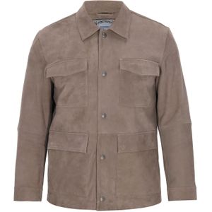 DreiMaster - Classic Look - Tussenjas - Taupe - Leren Jassen