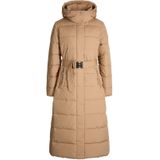 JOOP! - Cassandra - Gewatteerde Jas - Beige - Lange Pasvorm