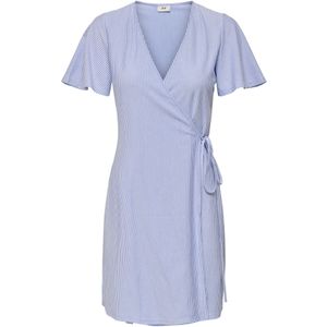 JDY Jurk 'JDYNelli'  duifblauw / wit