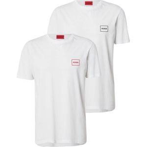 HUGO - Dugopak - T-shirt - Regular Fit - Set van 2 stuks - Effen