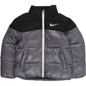 Nike Sportswear Winterjas  donkergrijs / zwart / wit