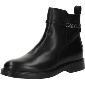 Karl Lagerfeld Enkellaarsjes  zwart / zilver