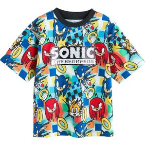 Next Shirt 'Sonic'  blauw / rood / zwart / wit