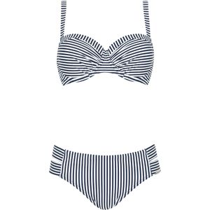 SUNFLAIR Bikini  navy / wit