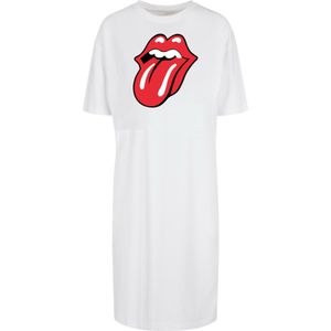 F4NT4STIC Jurk 'The Rolling Stones Zunge'  rood / zwart / wit