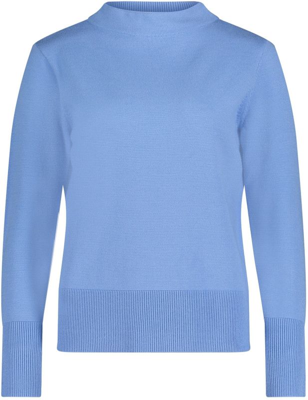 Gebreide pullover met ribboorden