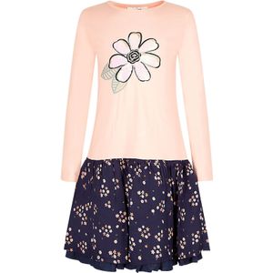 happy girls Jurk  nachtblauw / rosé