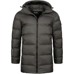 INDICODE JEANS Winterjas 'Parkkish'  donkergrijs / kaki