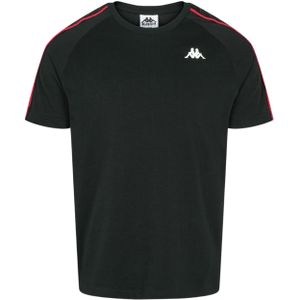 KAPPA Shirt  rood / zwart
