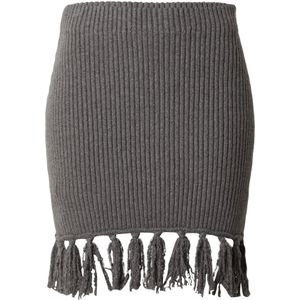 EDITED Rok 'Hege'  donkergrijs / grijs gemêleerd