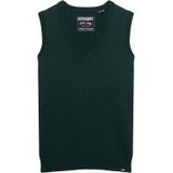 Superdry - Top - Smaragd - Mouwloos - V-hals