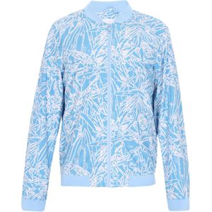 ALEKO Tussenjas  lichtblauw / wit