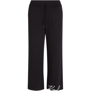 Karl Lagerfeld Broek  zwart / wit