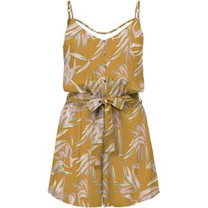 ONLY Jumpsuit 'NOVA'  mosterd / groen / sering / offwhite
