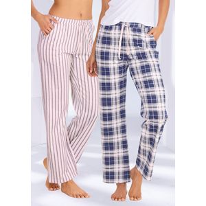 Vivance - Dreams - Pyjamabroek - Roze/blauw-gedessineerd - 2-delig