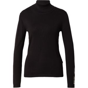 JOOP! Jeans Trui 'Kaisha'  zwart / wit
