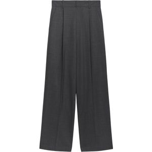 Adolfo Dominguez Bandplooibroek  donkergrijs