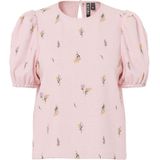 Pcjeo - Shirt - Regular-fit - Vierkante Hals - Korte Mouwen