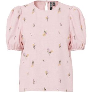 Pcjeo - Shirt - Regular-fit - Vierkante Hals - Korte Mouwen