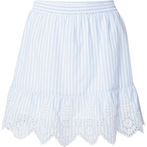 ONLY Rok 'BONDI'  lichtblauw / wit