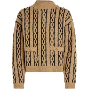 Karl Lagerfeld Trui  cappuccino / zwart