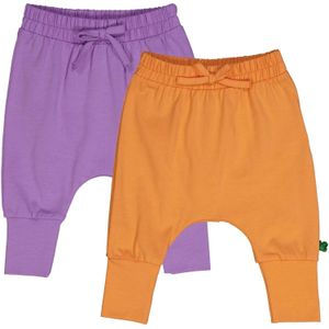 Fred's World by GREEN COTTON Broek  donkerlila / donkeroranje