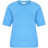 KAFFE CURVE Trui 'Sylvia'  blauw gemêleerd