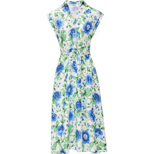 Salsa Jeans Blousejurk  blauw / groen / wit