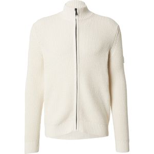 JOOP! Jeans Gebreid vest 'Hajoros'  natuurwit