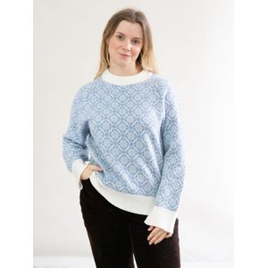KOPYTO Oversized trui 'BARIBAL'  duifblauw