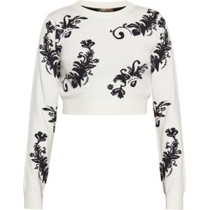 ebeeza Trui  zwart / wolwit